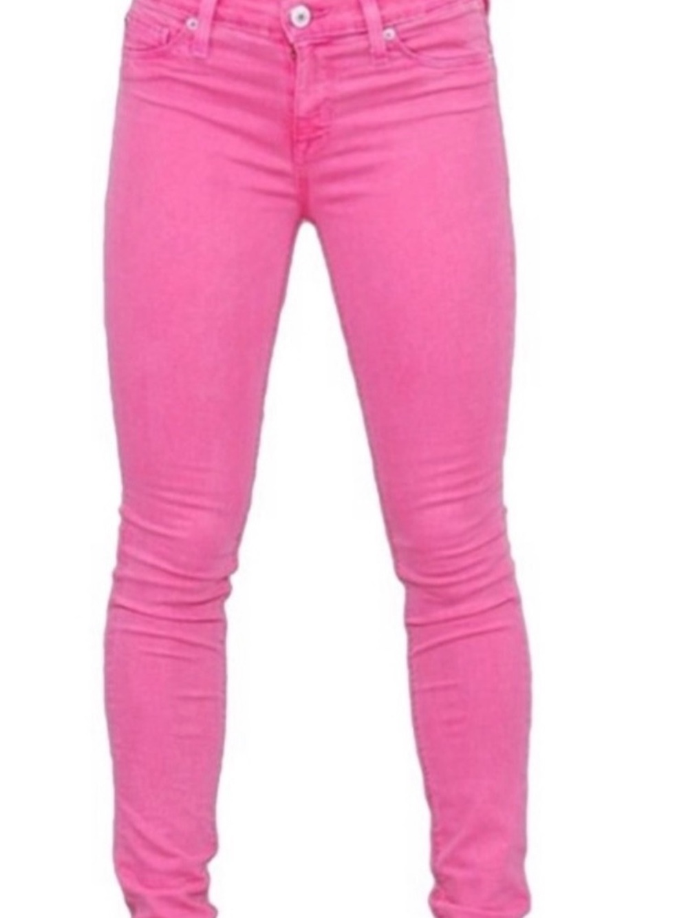 Hudson Jeans Hot Pink Skinny Denim